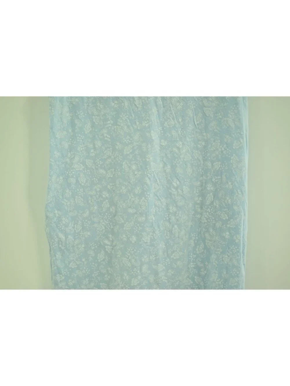 NWT Charter Club Cotton Printed Nightgown Sz S Blue Paisley Floral Sleepwear